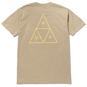 Camiseta Manga Corta HUF Set Triple Triangle Clay